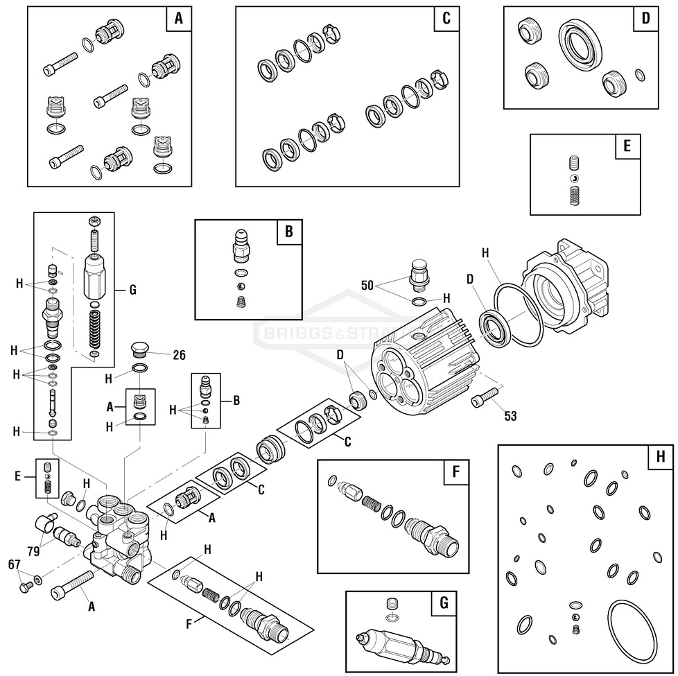 708164 pump repair parts 